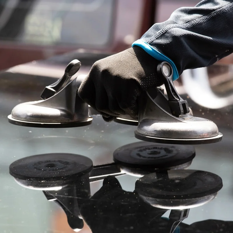 Przyssawka do szyb potrójna aluminiowa 120 mm, PDSP3120MM -