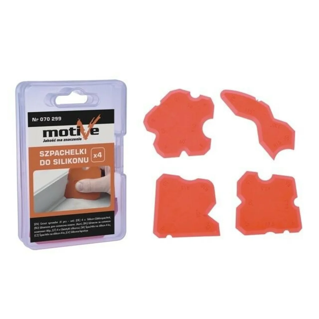 SZPACHELKI DO SILIKONU KPL.4szt 070 299