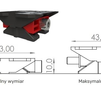URP EMO X - Uniwersalny rozpierak pozycjonujący 10-18mm 125 szt, 800EMOURP125