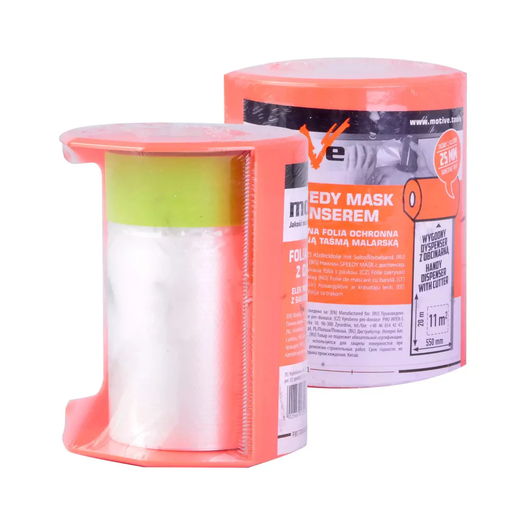 DYSPENSER Z FOLIĄ SPEEDY MASK 5,5m/20m DYSPENSER Z FOLIĄ SPEEDY MASK 5,5m/20m
