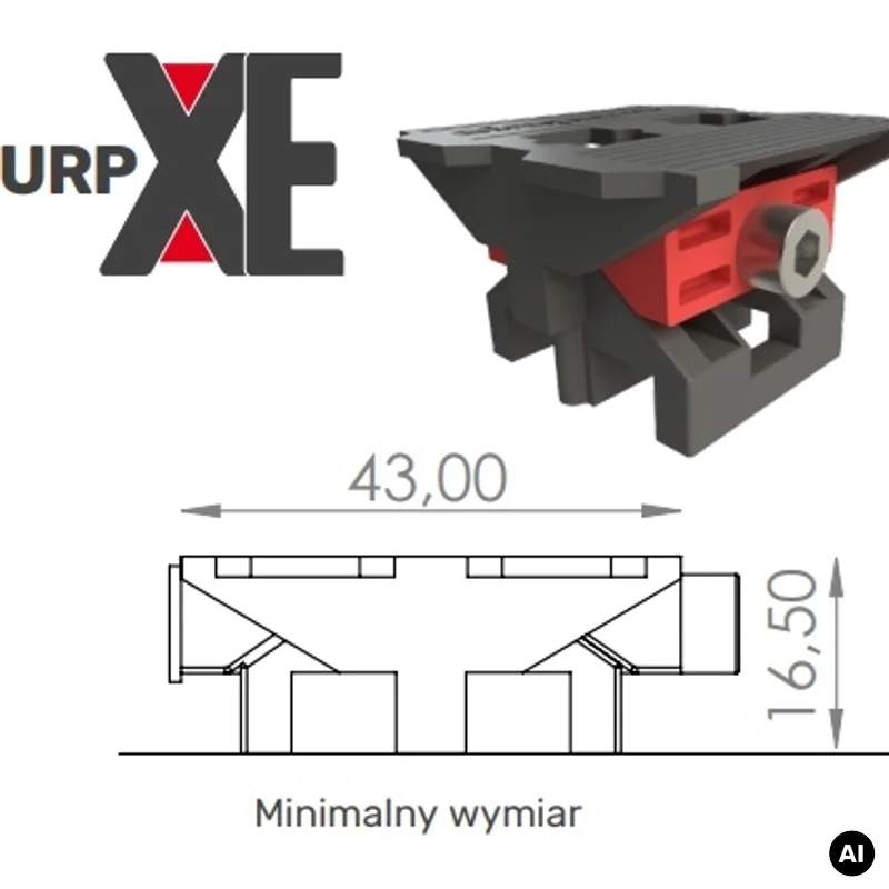 URP EMO XE - Uniwersalny rozpierak pozycjonujący 16-30mm 25