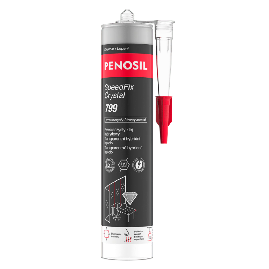 PENOSIL SpeedFix Crystal 799 - przezroczysty klej hybrydowy, KMSFC280T