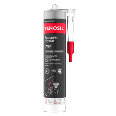 PENOSIL SpeedFix Crystal 799 - przezroczysty klej hybrydowy, KMSFC280T