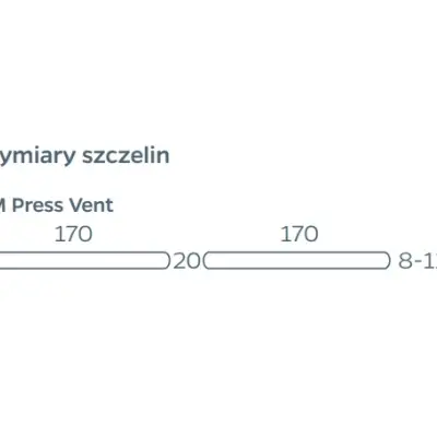 Nawiewnik SM Press Vent automatyczny ciśnieniowy, 10200110