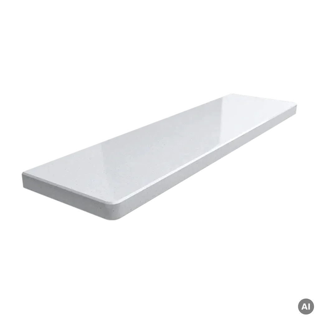Parapet konglomerat Bianco Carrara, 800.20.BICA-C