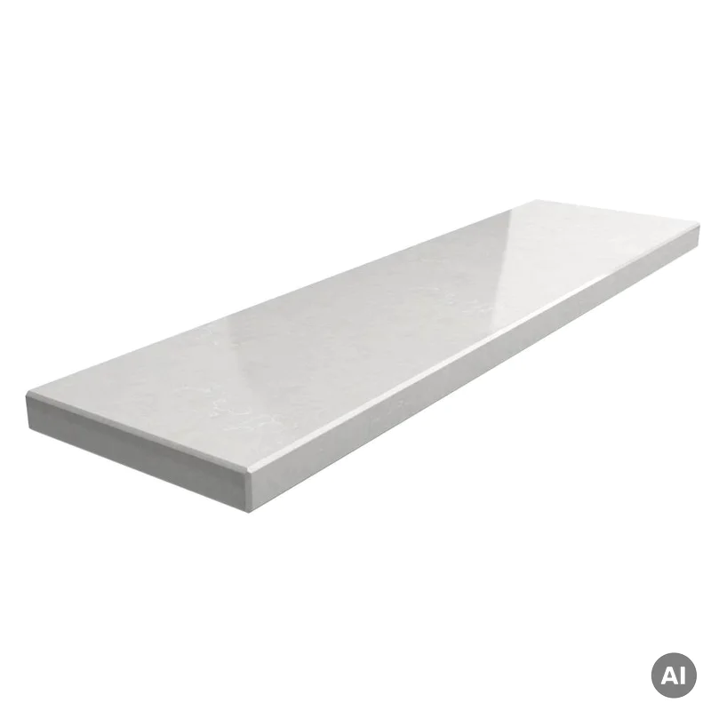 Parapet konglomerat kwarcowy Lagoon White, 800.20.LAWH-C