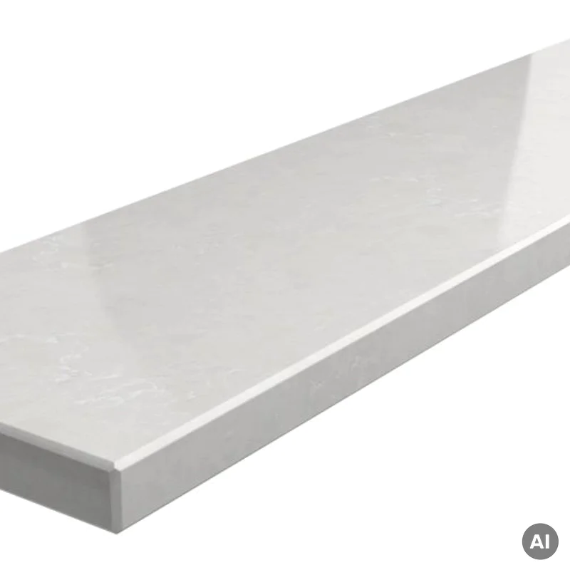 Parapet konglomerat kwarcowy Lagoon White, 800.20.LAWH-C - 4